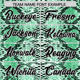 Custom Multi Color Snakeskin Pattern Authentic Baseball Jersey