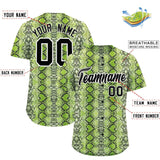 Custom Multi Color Snakeskin Pattern Authentic Baseball Jersey
