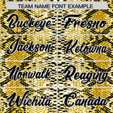 Custom Multi Color Snakeskin Pattern Authentic Baseball Jersey