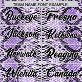 Custom Multi Color Snakeskin Pattern Authentic Baseball Jersey