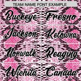 Custom Multi Color Snakeskin Pattern Authentic Baseball Jersey