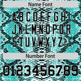 Custom Multi Color Snakeskin Pattern Authentic Baseball Jersey