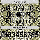 Custom Multi Color Snakeskin Pattern Authentic Baseball Jersey