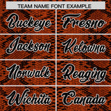 Custom Multi Color Snakeskin Pattern Authentic Baseball Jersey