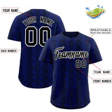 Custom Multi Color Snakeskin Pattern Authentic Baseball Jersey