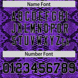 Custom Multi Color Snakeskin Pattern Authentic Baseball Jersey