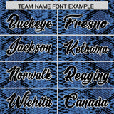 Custom Multi Color Snakeskin Pattern Authentic Baseball Jersey