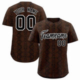 Custom Multi Color Snakeskin Pattern Authentic Baseball Jersey