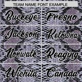 Custom Multi Color Snakeskin Pattern Authentic Baseball Jersey