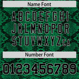 Custom Multi Color Snakeskin Pattern Authentic Baseball Jersey