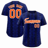 Custom Multi Color Snakeskin Pattern Authentic Baseball Jersey