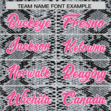 Custom Multi Color Snakeskin Pattern Authentic Baseball Jersey