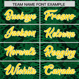 Custom Multi Color Snakeskin Pattern Authentic Baseball Jersey