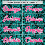 Custom Multi Color Snakeskin Pattern Authentic Baseball Jersey