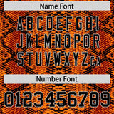 Custom Multi Color Snakeskin Pattern Authentic Baseball Jersey