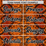 Custom Multi Color Snakeskin Pattern Authentic Baseball Jersey