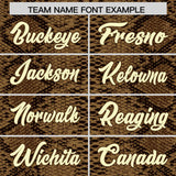 Custom Multi Color Snakeskin Pattern Authentic Baseball Jersey