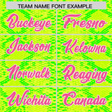 Custom Multi Color Snakeskin Pattern Authentic Baseball Jersey