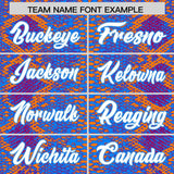 Custom Multi Color Snakeskin Pattern Authentic Baseball Jersey