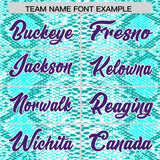 Custom Multi Color Snakeskin Pattern Authentic Baseball Jersey