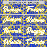 Custom Multi Color Snakeskin Pattern Authentic Baseball Jersey