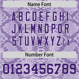 Custom Multi Color Snakeskin Pattern Authentic Baseball Jersey