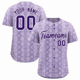 Custom Multi Color Snakeskin Pattern Authentic Baseball Jersey