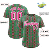 Custom Multi Color Snakeskin Pattern Authentic Baseball Jersey