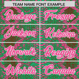 Custom Multi Color Snakeskin Pattern Authentic Baseball Jersey