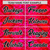 Custom Multi Color Snakeskin Pattern Authentic Baseball Jersey