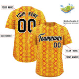 Custom Multi Color Snakeskin Pattern Authentic Baseball Jersey