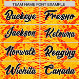 Custom Multi Color Snakeskin Pattern Authentic Baseball Jersey