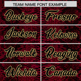 Custom Multi Color Snakeskin Pattern Authentic Baseball Jersey