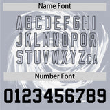 Custom White Silver Swirl Graffiti Pattern Authentic Baseball Jersey