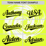 Custom White Green Swirl Graffiti Pattern Authentic Baseball Jersey