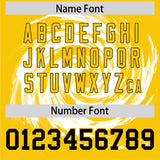 Custom White Gold Swirl Graffiti Pattern Authentic Baseball Jersey