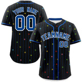 Custom Stripe Fashion Personalized Big Size Star Pattern Authentic Baseball Jersey