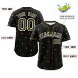 Custom Stripe Fashion Personalized Name/Number Star Pattern Authentic Baseball Jersey
