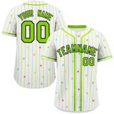 Custom Stripe Fashion Personalized Big Size Star Pattern Authentic Baseball Jersey