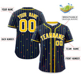 Custom Stripe Fashion Personalized Classic Style Star Pattern Authentic Baseball Jersey