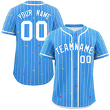 Custom Stripe Fashion Personalized Special style Star Pattern Authentic Baseball Jersey