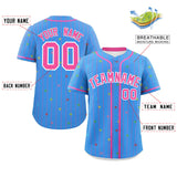 Custom Stripe Fashion Personalized Special style Star Pattern Authentic Baseball Jersey