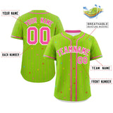 Custom Stripe Fashion Personalized Your Style Star Pattern Authentic Baseball Jersey