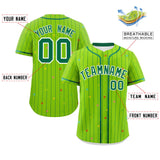 Custom Stripe Fashion Personalized Classic Style Star Pattern Authentic Baseball Jersey