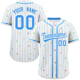 Custom Classic Style Stripe Fashion Personalized Star Pattern Authentic Baseball Jersey