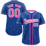 Custom Jersey for Men Stripe Fashion Personalized Star Pattern Authentic Baseball Jersey