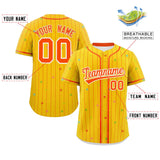 Custom Classic Style Stripe Fashion Personalized Star Pattern Authentic Baseball Jersey