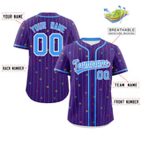 Custom Jersey for Men Stripe Fashion Personalized Star Pattern Authentic Baseball Jersey