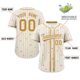 Custom Jersey for Men Stripe Fashion Personalized Star Pattern Authentic Baseball Jersey