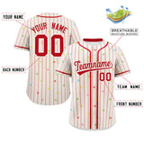 Custom Jersey for Men Stripe Fashion Personalized Star Pattern Authentic Baseball Jersey